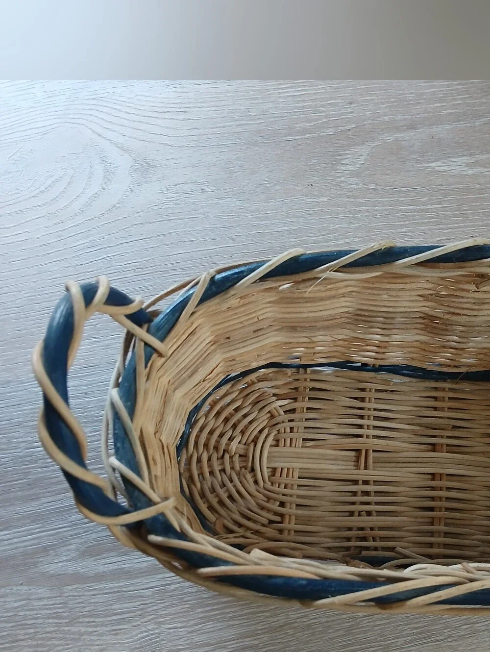 Woven Basket Nautical Ceramic Tiles Lighthouse Sailboat Coastal Decor Storage